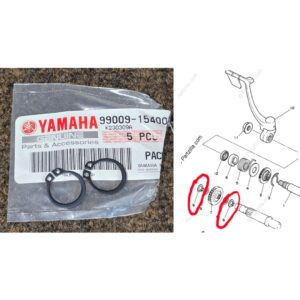 Blaster OEM Kicker Idker Gear Retainer Clip Set