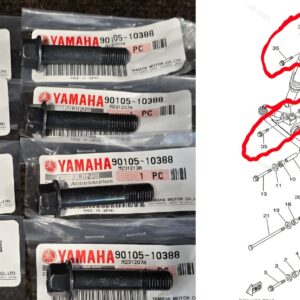 Blaster OEM Front Shock Bolt Kit (upper/lower)