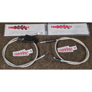 Blaster Terry Cable Clutch/Throttle Set (Stainless Steel)Blaster Terry Cable Clutch/Throttle Set (Stainless Steel)