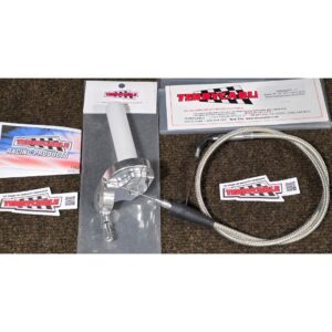 Blaster Terry Cable Twist Throttle Kit (Stainless Steel)