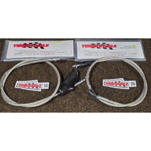 Blaster Terry Cable +2" Extended Clutch/Throttle Kit (Stainless Steel)